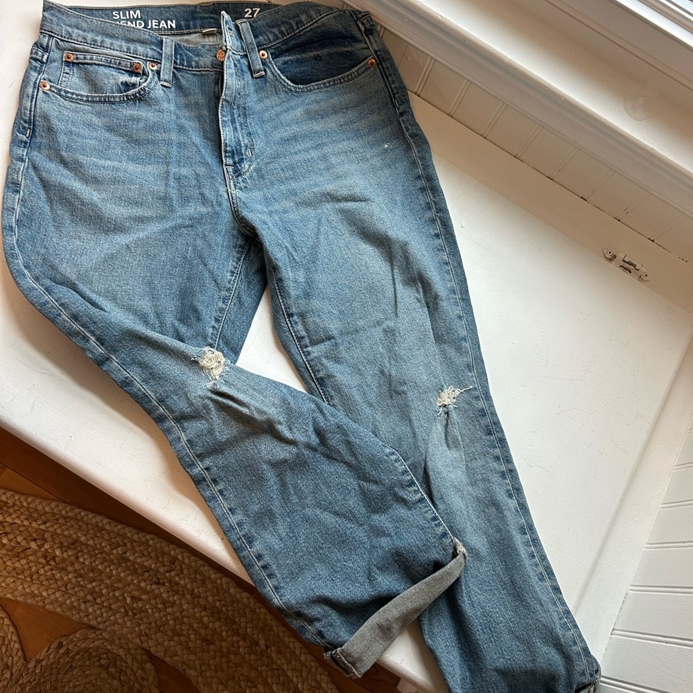 Slim Boyfriend Denim Jeans